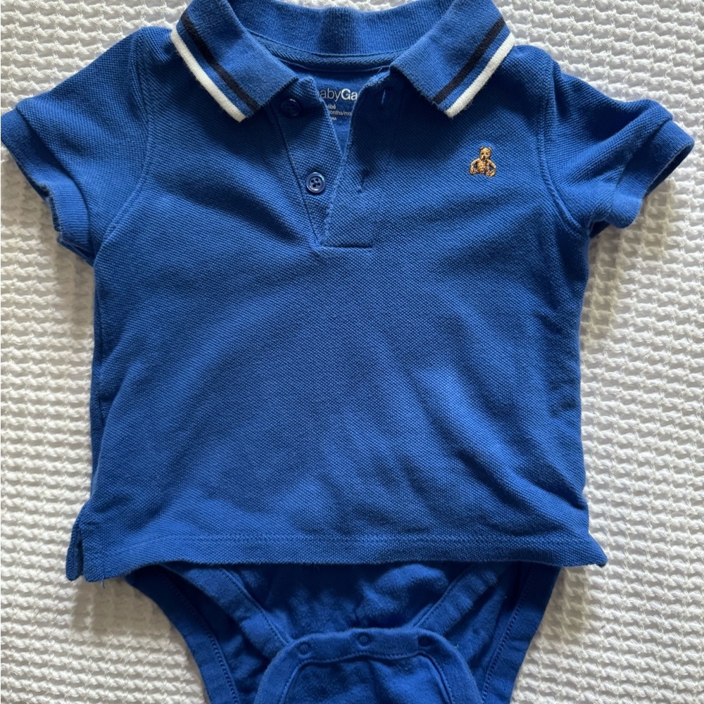 GAP Blue Polo Shirt Classic Style